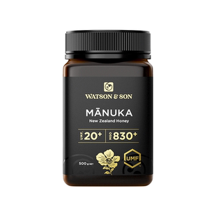 watson&son沃森父子新西兰麦卢卡蜂蜜UMF20+500g原装进口纯正天然