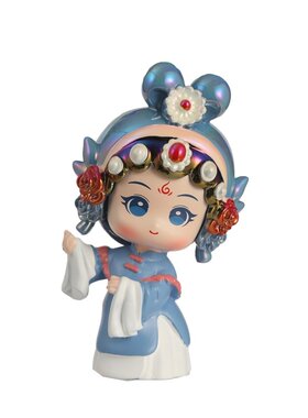 北京文创京剧花旦盲盒摆件伴手礼