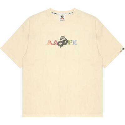 Aape彩色印花休闲潮流短袖T恤
