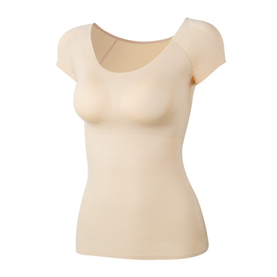 直角肩垫肩神器假肩带胸垫一体内搭背心打底隐形肤色改善溜肩圆肩