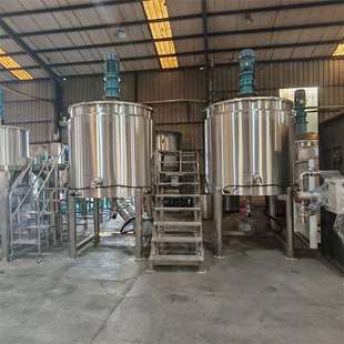 1吨不锈钢搅拌罐均质乳化罐食品电加热调配罐化工液体双层搅拌机