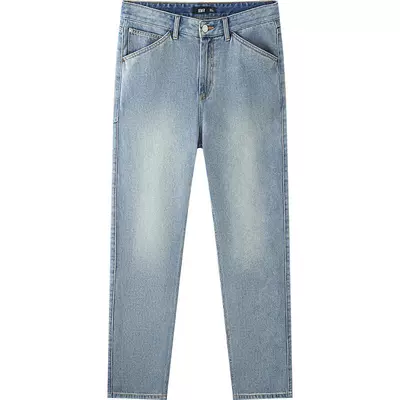 森马复古水洗时尚经典牛仔长裤男