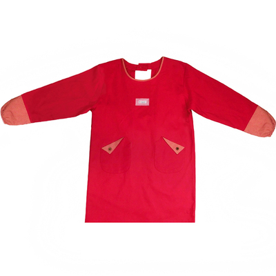 新款包邮纯棉长袖防油定制围裙