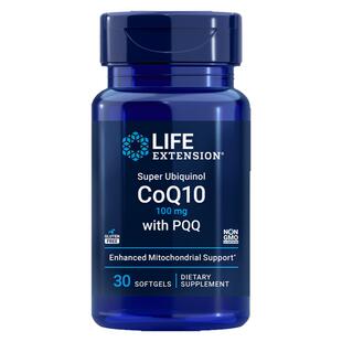 直邮发辅酶Q10还原型泛醇PQQ富里酸线粒体备孕美国Life extension