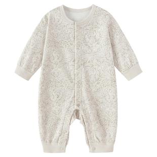 【清仓】babylove【纺软织柔】婴儿连体衣春秋季宝宝百搭纯棉哈衣