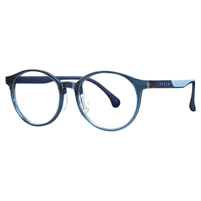 派丽蒙儿童近视眼镜架硅胶圆框轻