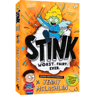A Stink Adventure Fairy vs Boy 仙女臭臭系列 英语桥梁书 日记体桥梁书 爆笑故事 奇幻冒险 儿童课外读物 英文原版进口图书