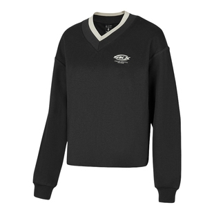 Skechers斯凯奇女卫衣时尚潮流百搭运动休闲套头衫P424W102/0018