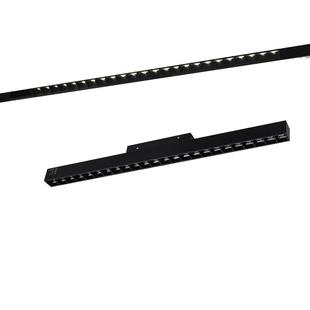 特里斯汀暗藏磁吸轨道灯无边框嵌入式预埋导轨射灯线条客厅无主灯