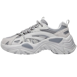 FILA斐乐官方鱼刺2代老爹鞋女鞋厚底增高休闲鞋秋季运动鞋增高鞋