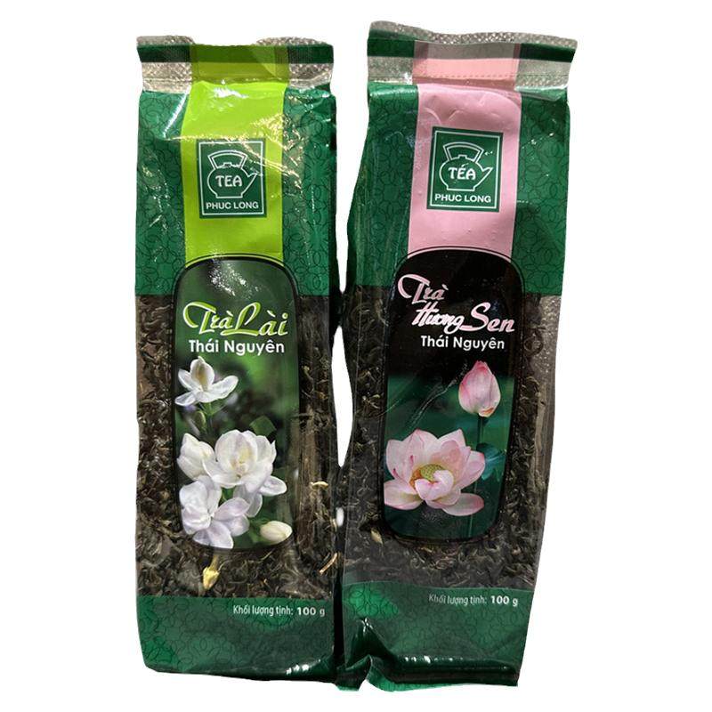 越南代购phuc long福隆莲花茶叶tra sen荷花茶叶茉莉绿茶袋装100g