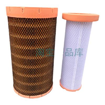 K2036适配新款重汽豪沃轻卡空滤4.2米统帅悍将空气滤芯国五滤清器