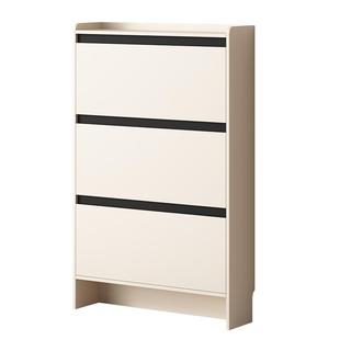 2025新实木超薄小窄鞋柜家用门口入户翻斗走廊室内收纳柜一体靠墙