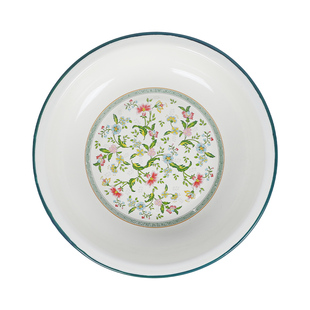 搪瓷盘子茶盘菜盘家用大尺寸托盘瓷盘高级感漂亮烧烤盘子大盘鸡盘