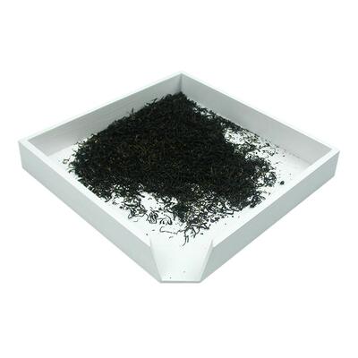 木质白色评审认证用具梯形口茶盘