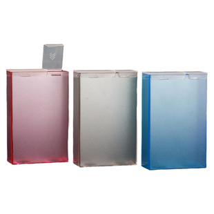 加厚透明塑料中港烟盒整包软盒装20支个性创意防压香菸盒广告定制