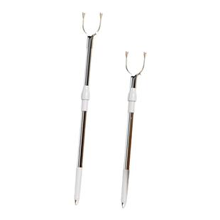 撑衣杆家用晾衣杆叉丫长可伸缩挂衣叉晒衣服挑杆取衣架阳台不锈钢