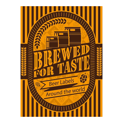 【现货】啤酒标签艺术手册 Brewed For Taste 包装设计 平面设计 英文原版图书书籍进口