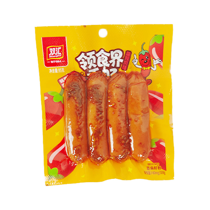 双汇领食界香辣即食火腿肠95g