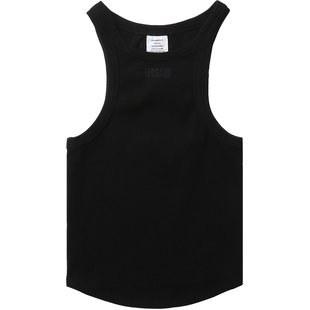 IT VETEMENTS女装修身圆领背心新款简约日常纯色内搭打底TO140BXM