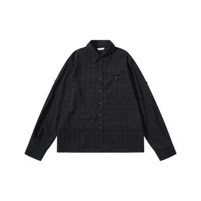 散养文化「月海」抽绳长袖衬衫春