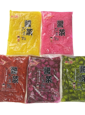 海阿蓝绿色酱菜腌制青瓜渍料理店
