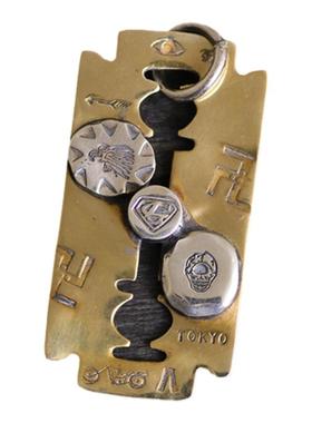 一休高山隆点金刀片个性潮流吊坠