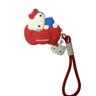 适用于华为freeclip2耳机保护壳趴趴蝴蝶结kt塞纳s6s硅胶苹果airpodspro3保护套红色趣味卡通三星buds3软壳7i