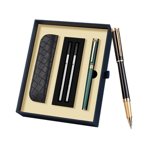 【教师节礼物红笔】梦特娇签字笔老师专用高档金属中性笔高端礼盒宝珠笔女商务高档笔红色水笔批作业定制刻字