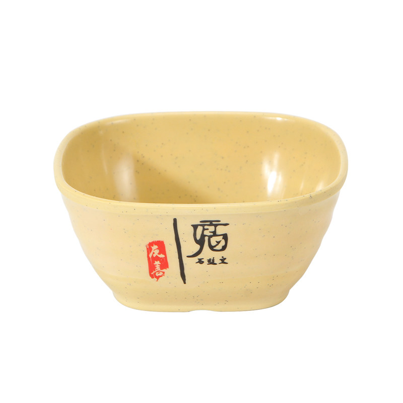 密胺仿瓷米饭碗调料碗食堂专用碗