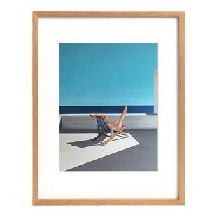 柚木加相框实木外框任意尺寸定制简约原木挂墙洗照片a4画框装裱