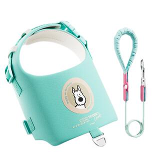 狗狗牵引绳胸背带狗绳狗链子遛狗小型犬比熊博美外出不勒脖背心式