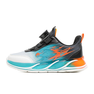 回力男童篮球鞋2026春季款儿童旋钮运动软底透气跑步鞋男孩休闲鞋