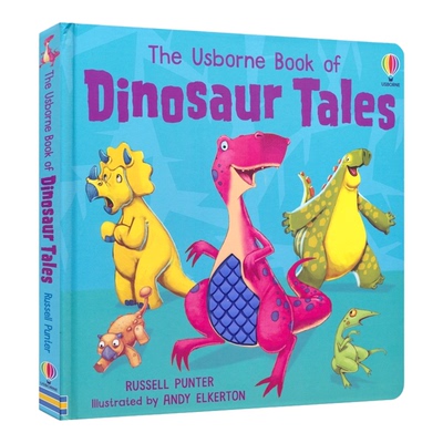 【自营】The Usborne Book of Dinosaur Tales 尤斯伯恩 恐龙故事合集 全彩插图 幼儿故事读物 亲子互动 3-6岁 英文原版进口图书