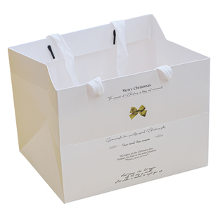 《圣诞特辑礼品袋》质感高颜值加厚手提袋送礼包装袋21*16*16cm厚