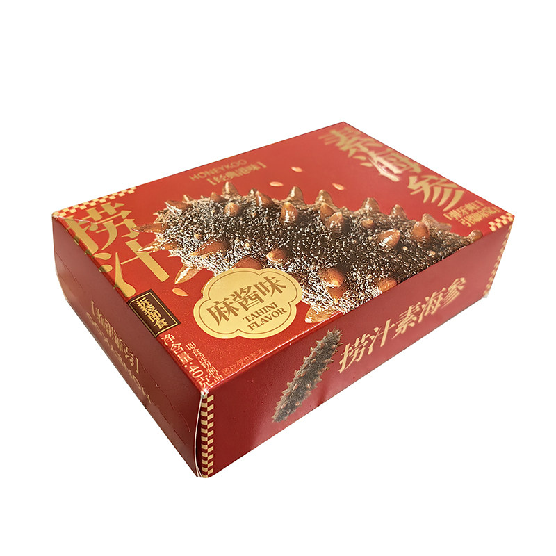捞汁素鲍鱼麻酱味礼盒装即食素海参速食礼盒超重口味小吃零食