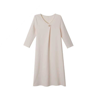 柒院家大码女装气质百搭时尚连衣裙2026春夏新款宽松显瘦中长裙女