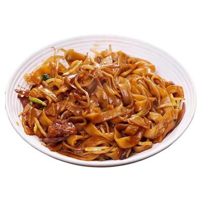 正宗鲜河粉湿粉干炒牛河炒河粉鲜