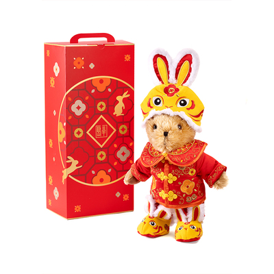 ThePeninsula半岛新年小熊玩偶