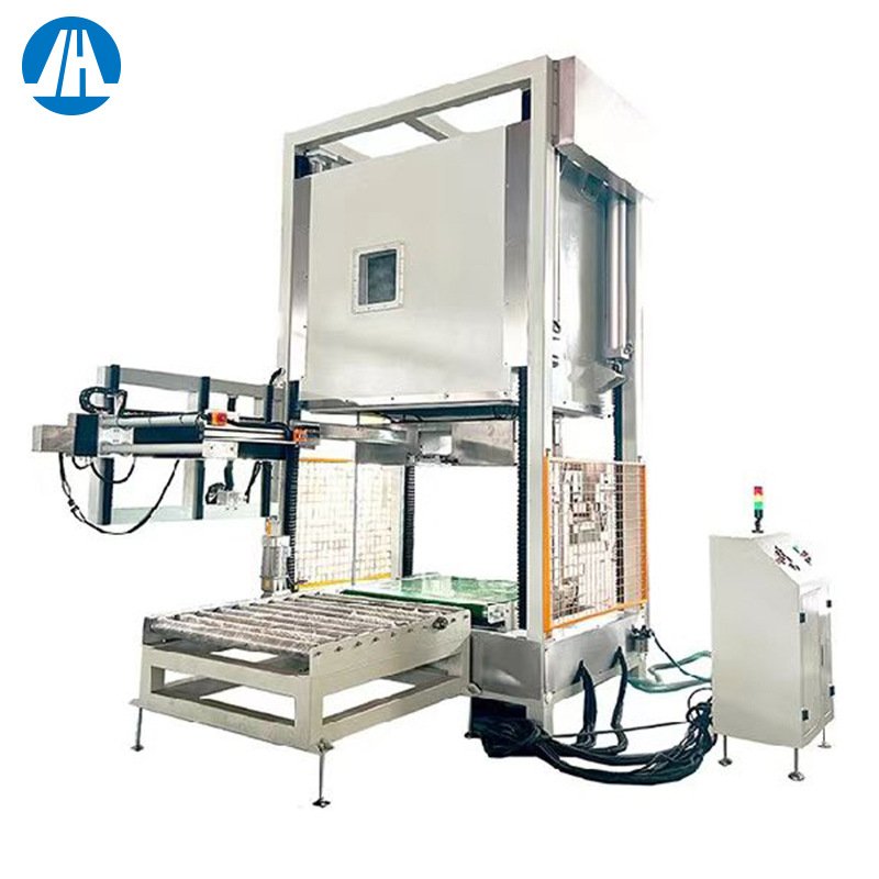 半导体材料晶圆盒PCBA线路板电子材料全自动在线真空包装机流水线