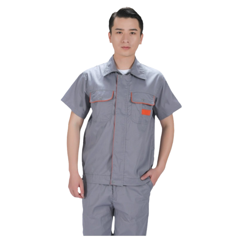 长袖工作服套装男女耐磨车间厂服