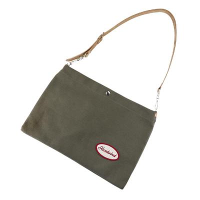 复古帆布休闲真皮肩带通勤斜挎