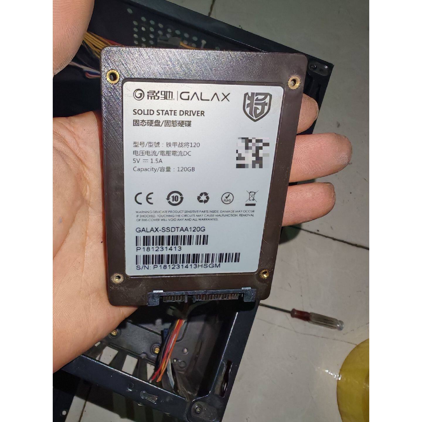 影驰铁甲战将120G固态硬盘型号GALAXSSDTAA1议价
