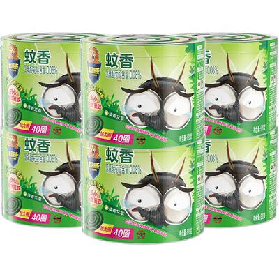 超威蚊香盘40单盘x6桶