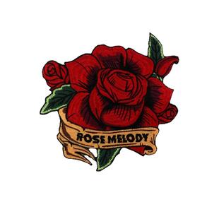 diy大号玫瑰花刺绣布贴毛衣服羽绒服外套补丁贴 破洞修补服装饰贴