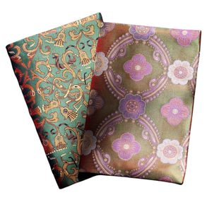 真我 丁香麦穗张和才蜀锦 国风新中式手账本手工布书衣日记本a5a6