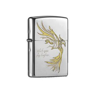【自营】zippo打火机飞鸿官方正版原力国潮镜面煤油男友礼物TCJ1