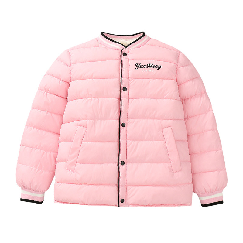 儿童羽绒棉服校服内胆小棉袄中大童男童加绒棉衣小童加厚女棉上衣
