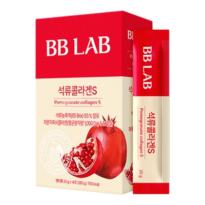 韩国直邮 BBLAB石榴浓缩液高含量石榴低分子胶原蛋白果冻条