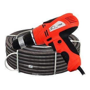 下水道疏通器神器电动管道疏通通马桶厨房地漏疏通机堵塞弹簧工具